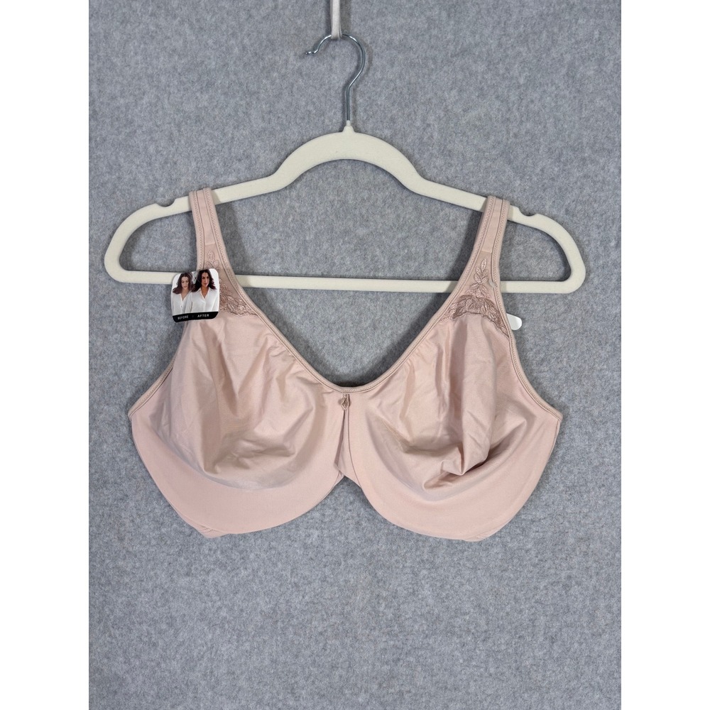 Bali 3385 Bra 34DDD Nude Passion for Comfort Full Figure Minimizer Underwire